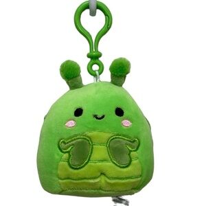 Trenton the Praying Mantis Squishmallow Clip 3" NWT